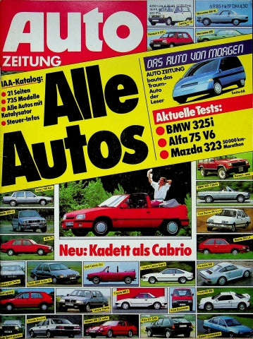 Autozeitung 19/1985