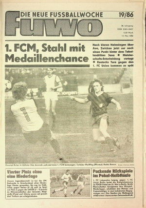 Fuwo Fussballwoche 19/1986