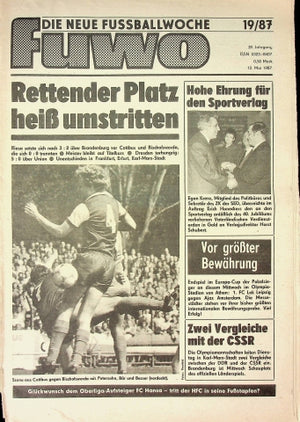 Fuwo Fussballwoche 19/1987
