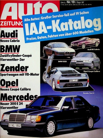 Autozeitung 19/1989