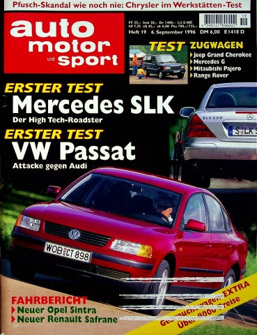 Auto Motor und Sport 19/1996