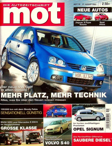 MOT 19/2003