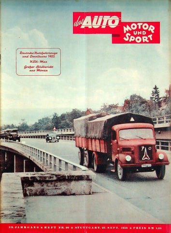 Auto Motor und Sport 20/1952