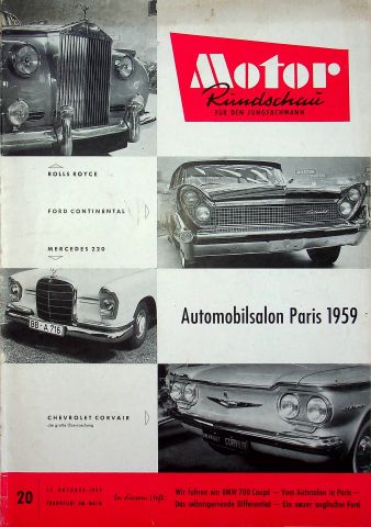 Motor Rundschau 20/1959