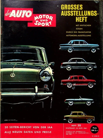 Auto Motor und Sport 20/1961