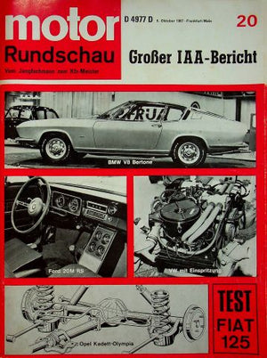 Motor Rundschau 20/1967