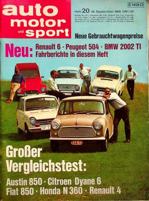 Auto Motor und Sport 20/1968