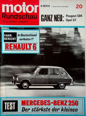 Motor Rundschau 20/1968
