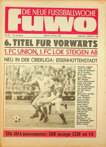 Fuwo Fussballwoche 20/1969