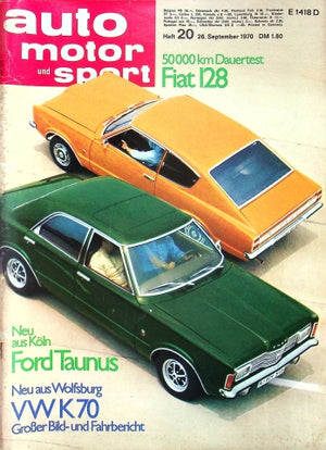 Auto Motor und Sport 20/1970