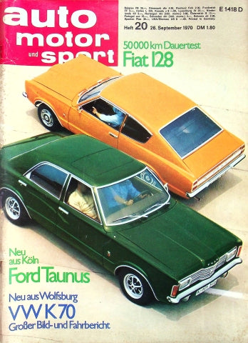 Auto Motor und Sport 20/1970