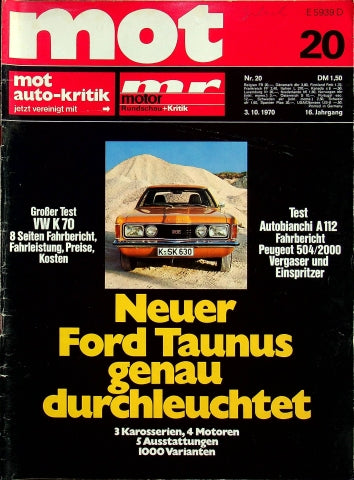 MOT 20/1970