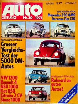 Autozeitung 20/1971