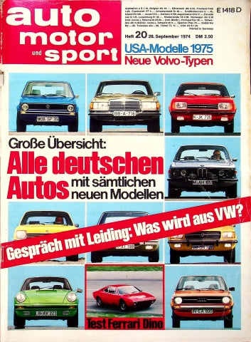 Auto Motor und Sport 20/1974