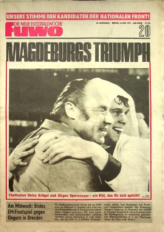 Fuwo Fussballwoche 20/1974