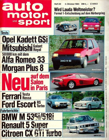 Auto Motor und Sport 20/1984
