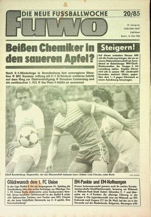 Fuwo Fussballwoche 20/1985