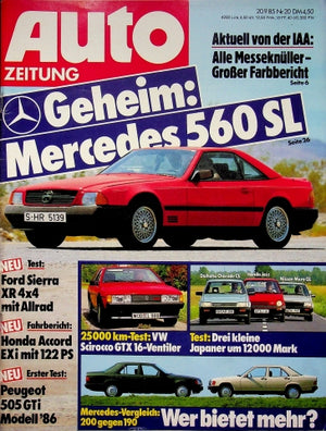 Autozeitung 20/1985