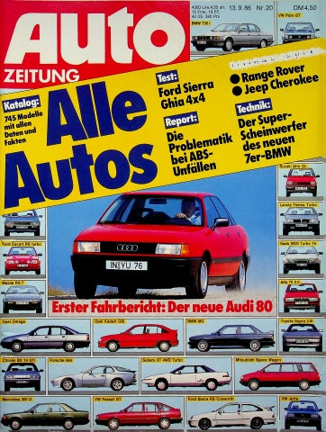 Autozeitung 20/1986