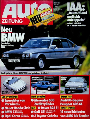 Autozeitung 20/1987