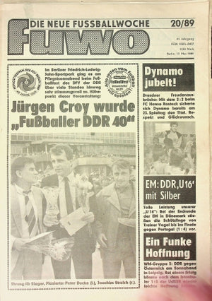 Fuwo Fussballwoche 20/1989