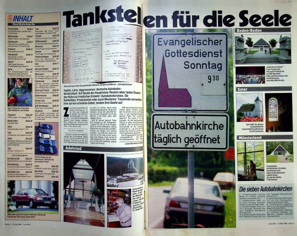 Inhaltsverzeichnis Auto Bild 20/1990