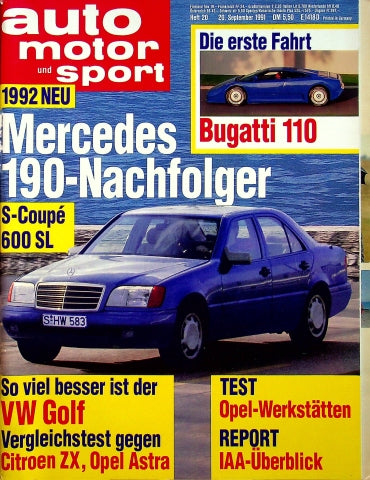 Auto Motor und Sport 20/1991
