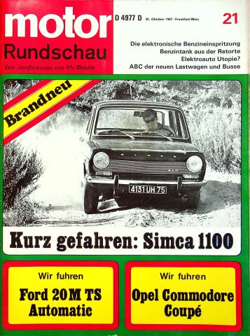 Motor Rundschau 21/1967