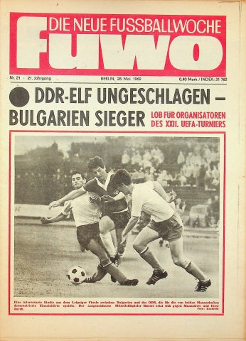 Fuwo Fussballwoche 21/1969