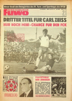Fuwo Fussballwoche 21/1970
