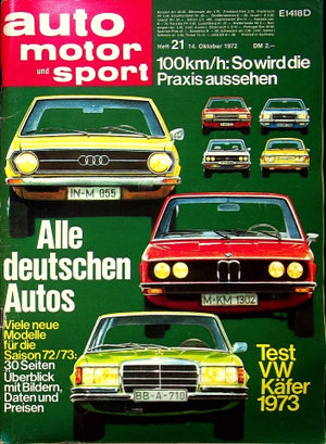 Auto Motor und Sport 21/1972