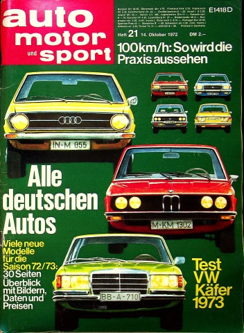 Auto Motor und Sport 21/1972