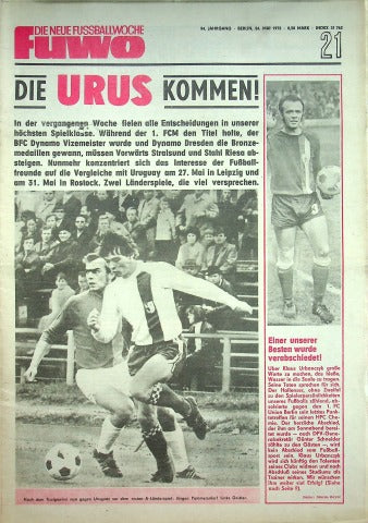 Fuwo Fussballwoche 21/1972