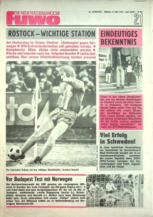 Fuwo Fussballwoche 21/1974