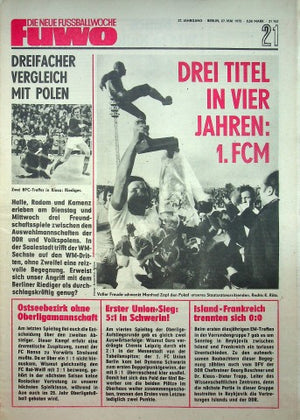 Fuwo Fussballwoche 21/1975