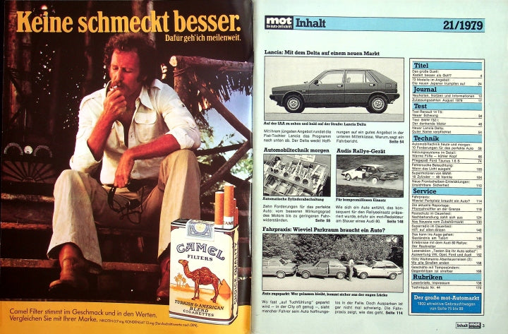 Inhaltsverzeichnis MOT 21/1979