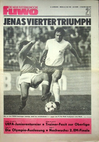 Fuwo Fussballwoche 21/1980