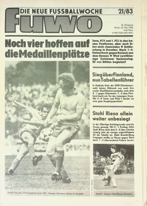 Fuwo Fussballwoche 21/1983