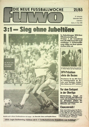 Fuwo Fussballwoche 21/1985