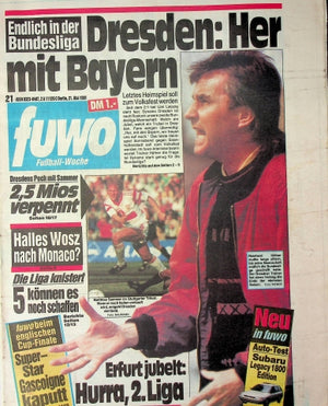 Fuwo Fussballwoche 21/1991