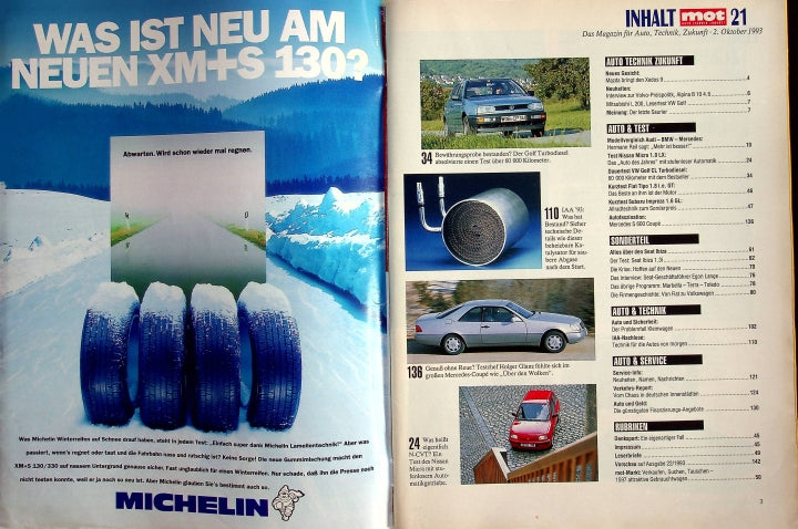 Inhaltsverzeichnis MOT 21/1993