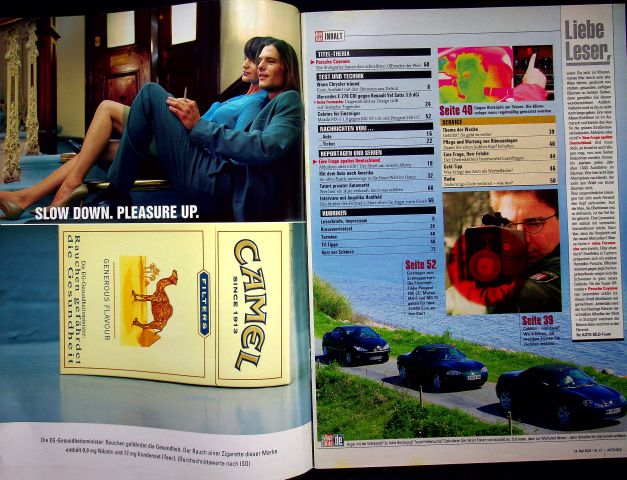 Inhaltsverzeichnis Auto Bild 21/2002