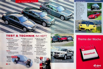 Inhaltsverzeichnis Auto Motor und Sport 21/2007