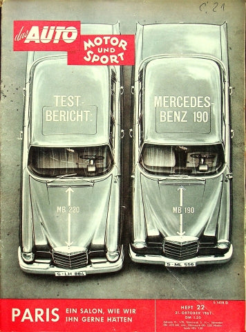 Auto Motor und Sport 22/1961