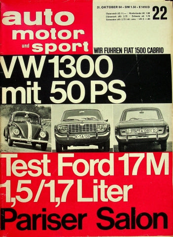 Auto Motor und Sport 22/1964