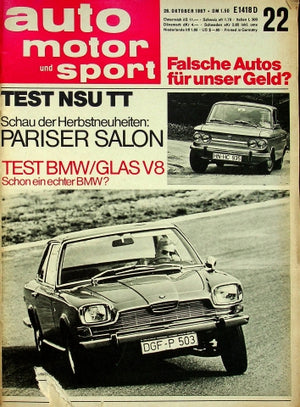 Auto Motor und Sport 22/1967