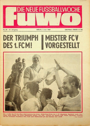 Fuwo Fussballwoche 22/1969