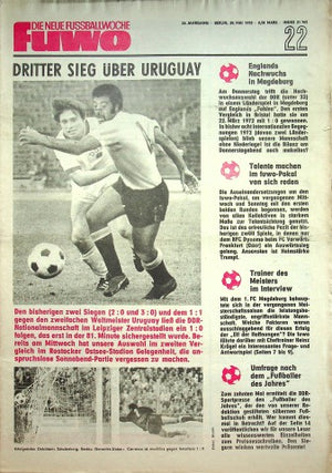 Fuwo Fussballwoche 22/1972