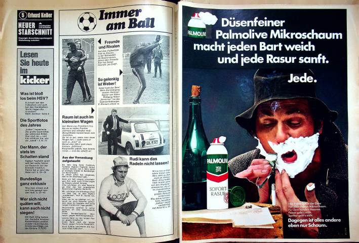 Inhaltsverzeichnis Kicker 22/1972