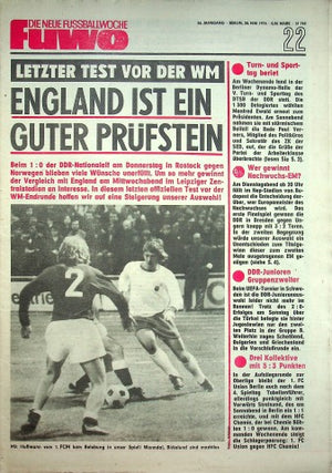 Fuwo Fussballwoche 22/1974